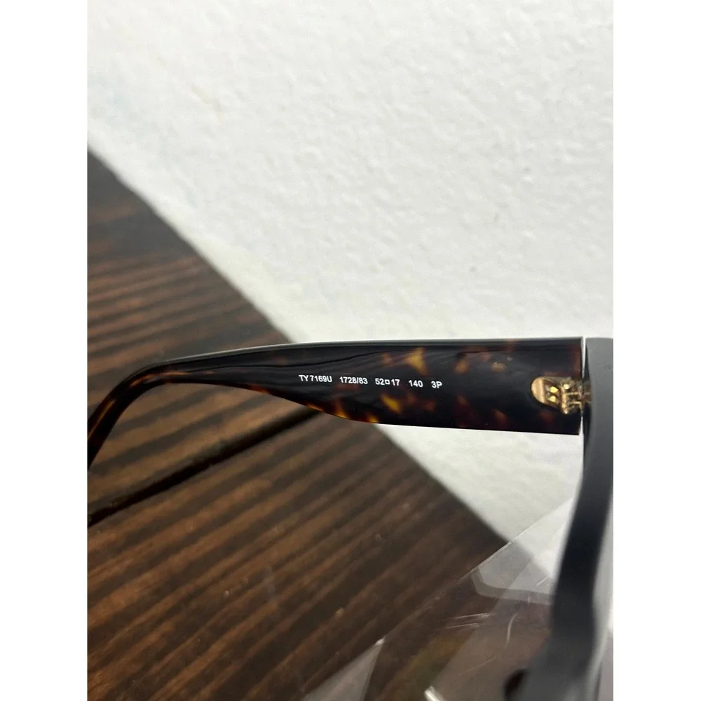 Tory Burch TY7169U 1728/83 Women's Brown Havana Sunglasses Rectangular 140 mm